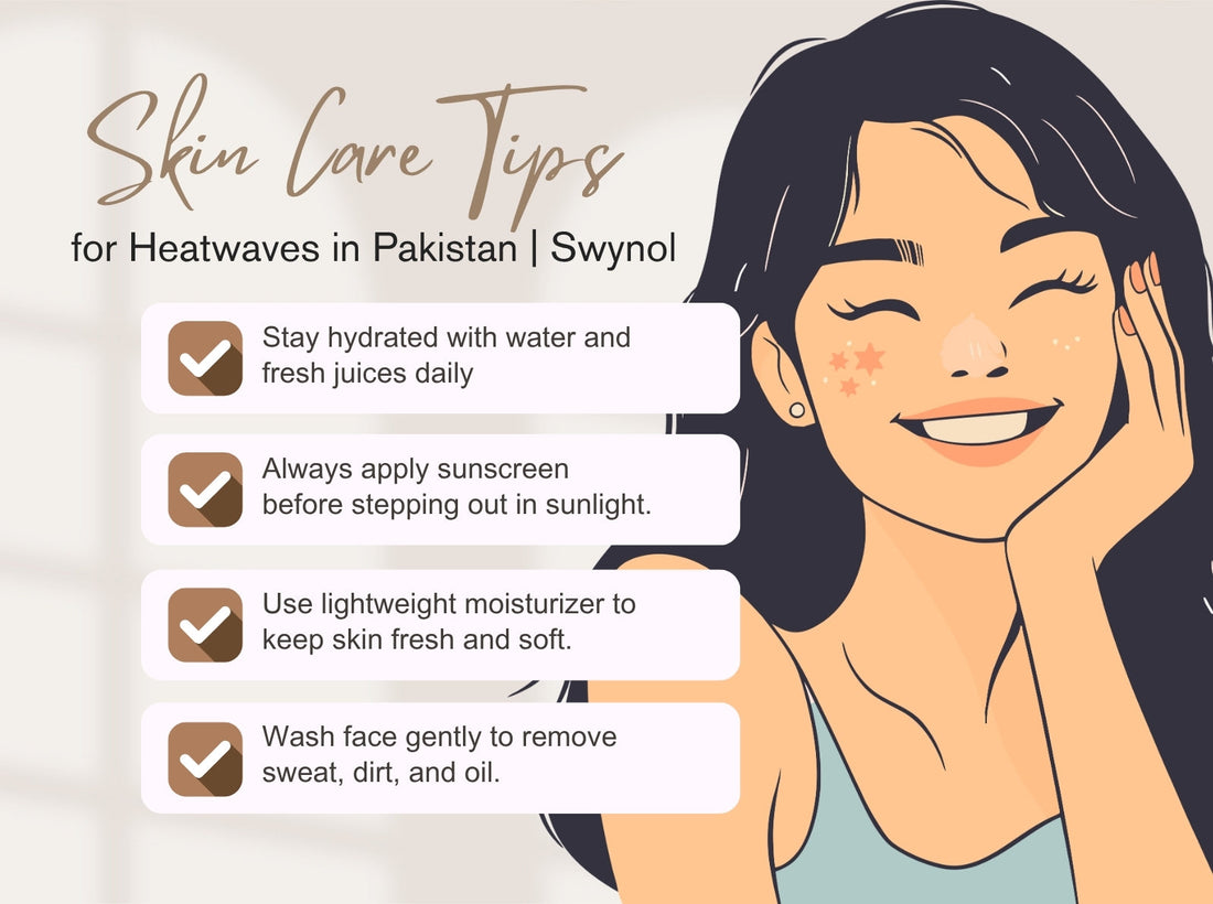 Skin Care Tips for Heatwaves in Pakistan | Swynol